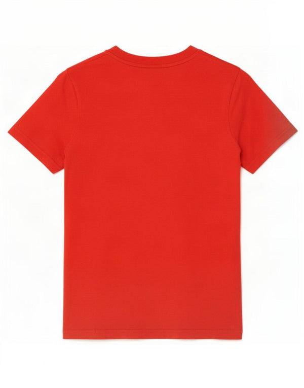 Puma Boys Graphic T-Shirt Top 11-12 Years Red Cotton