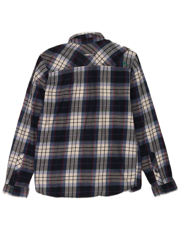 Quiksilver Boys Flannel πουκάμισο 15-16 ετών Navy Blue Check