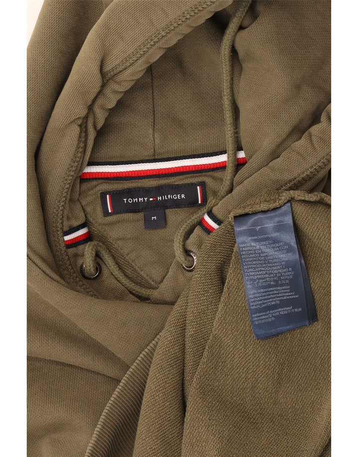 Tommy Hilfiger Ανδρικό Hoodie Jumper Μεσαίο βαμβακερό χακί