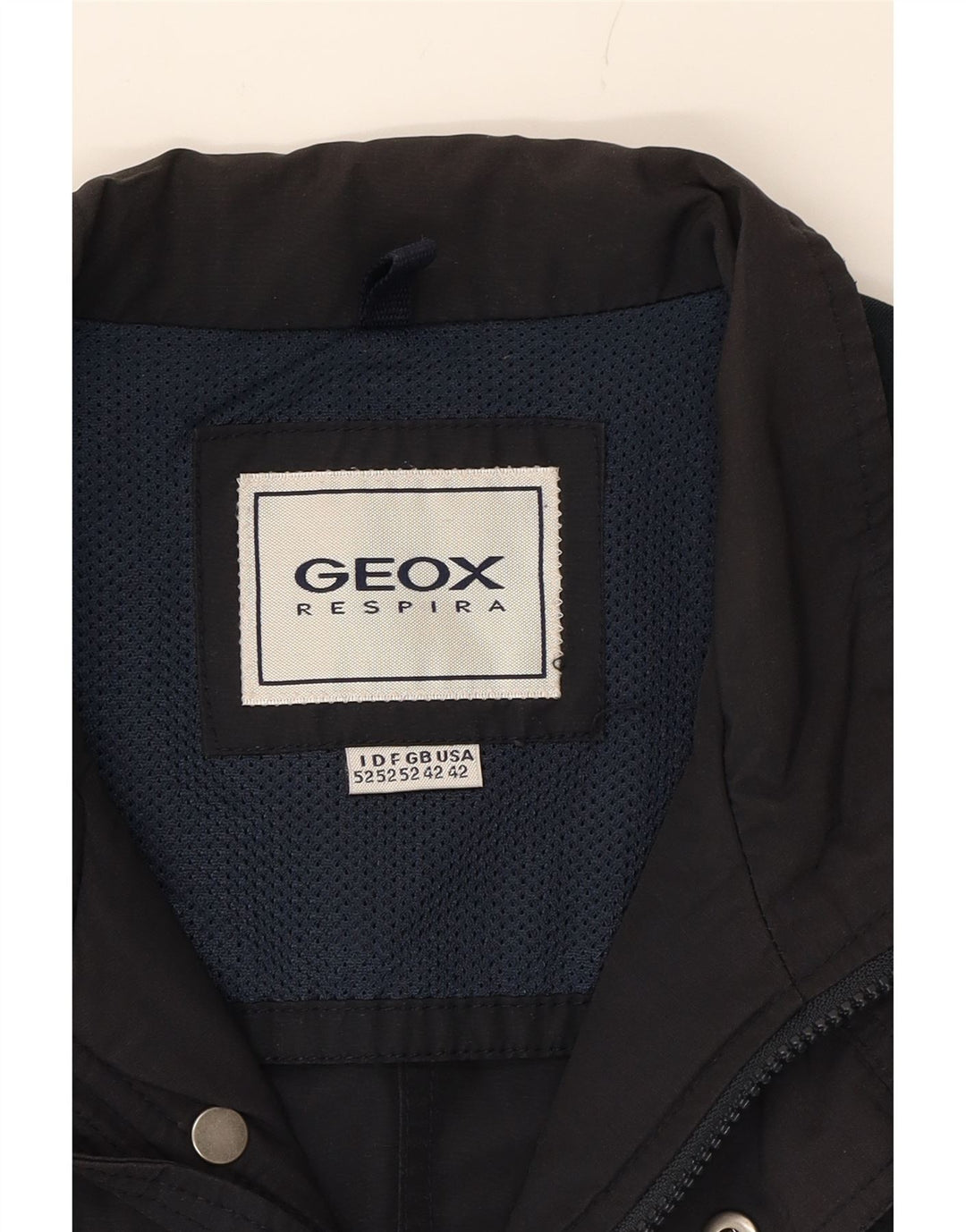 GEOX Ανδρικό Μπουφάν Utility UK 42 XL Navy Blue Cotton