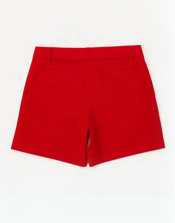 Nautica Γυναικείο Σορτς Chino US 8 Medium W32 Κόκκινο βαμβακερό