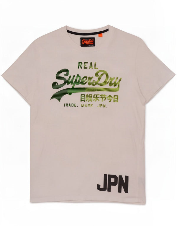 Ανδρικό γραφικό μπλουζάκι Superdry Top XL Λευκό