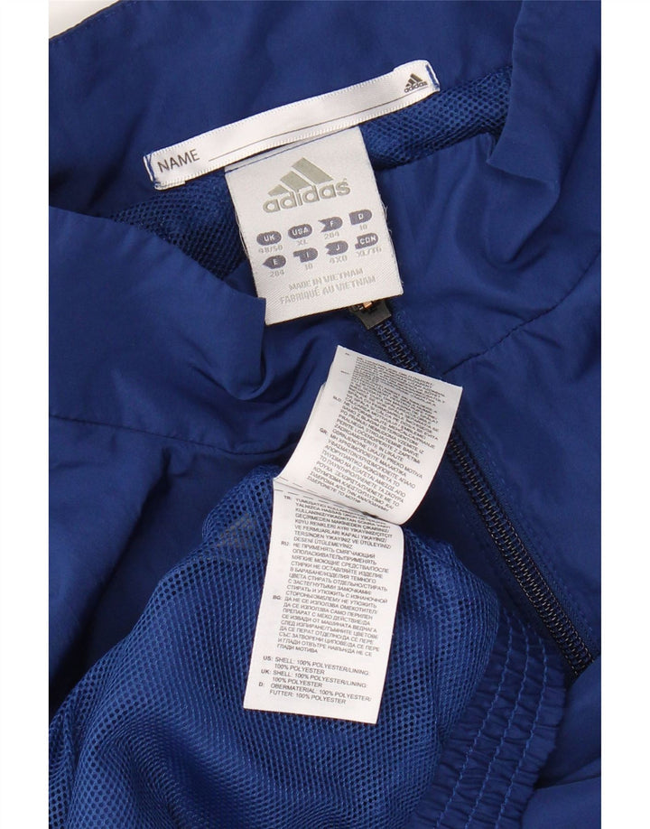 Ανδρική φόρμα ADIDAS Climalite Top Jacket UK 48/50 XL Blue Colourblock