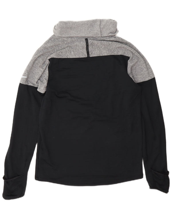 Γυναικείο φούτερ Nike Therma-Fit Roll Neck Jumper Μικρό γκρι χρώμα