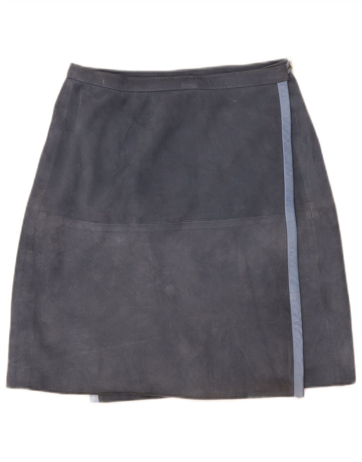 Vintage Γυναικεία Wrap Φούστα IT 44 Medium W25 Grey Acetate