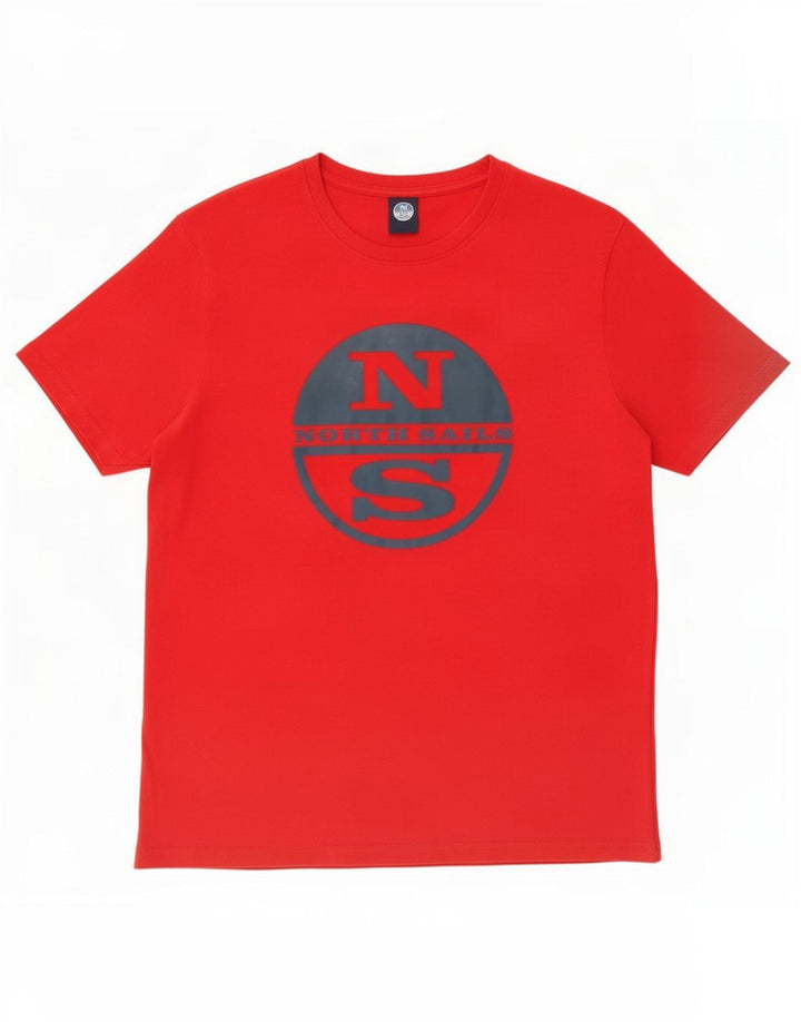 Ανδρικό γραφικό T-Shirt North Sails Top Μεσαίο κόκκινο βαμβακερό