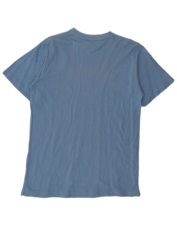 Kappa Ανδρικό T-Shirt Top Μικρό Μπλε Βαμβακερό