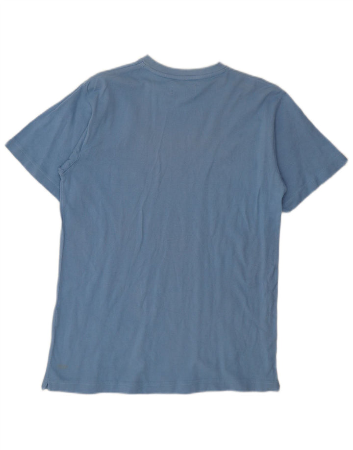 Kappa Ανδρικό T-Shirt Top Μικρό Μπλε Βαμβακερό