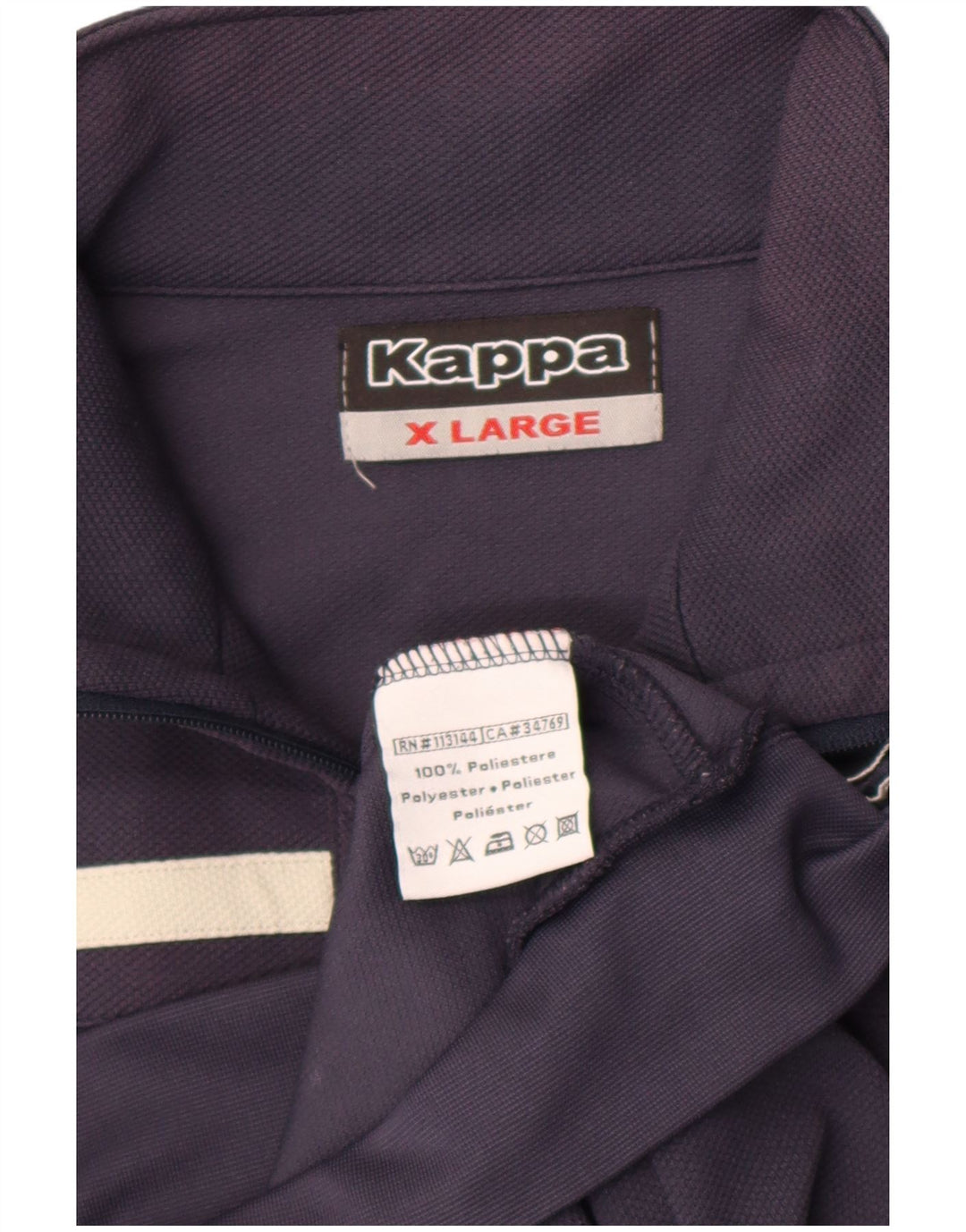 Ανδρική φόρμα Kappa Top Jacket XL Navy Blue Polyester