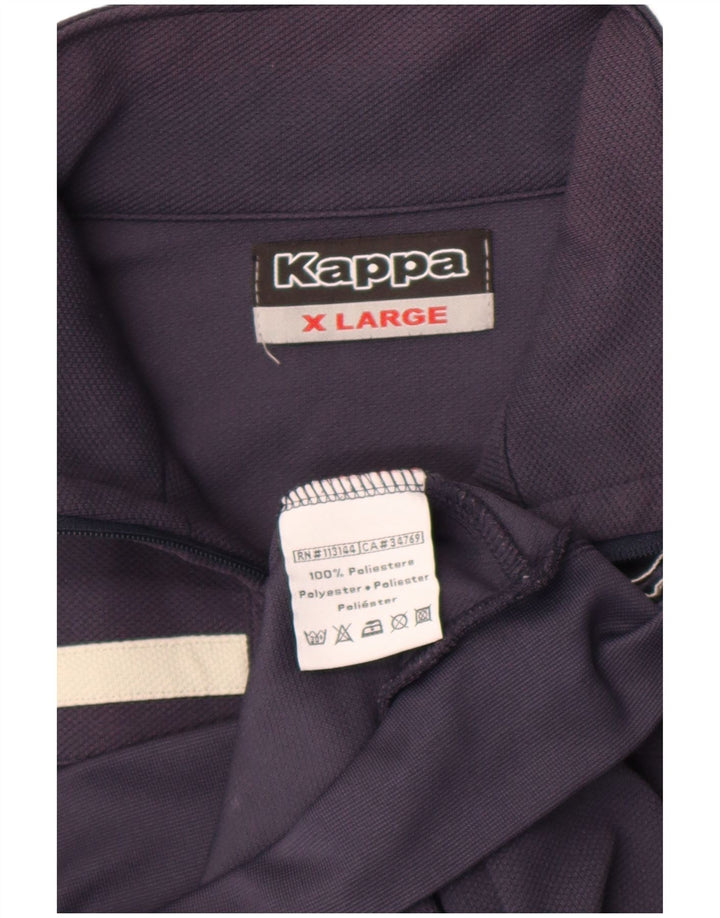 Ανδρική φόρμα Kappa Top Jacket XL Navy Blue Polyester