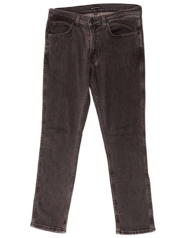 Levi's Mens Line 8 Slim Jeans W32 L30 Γκρι βαμβακερό
