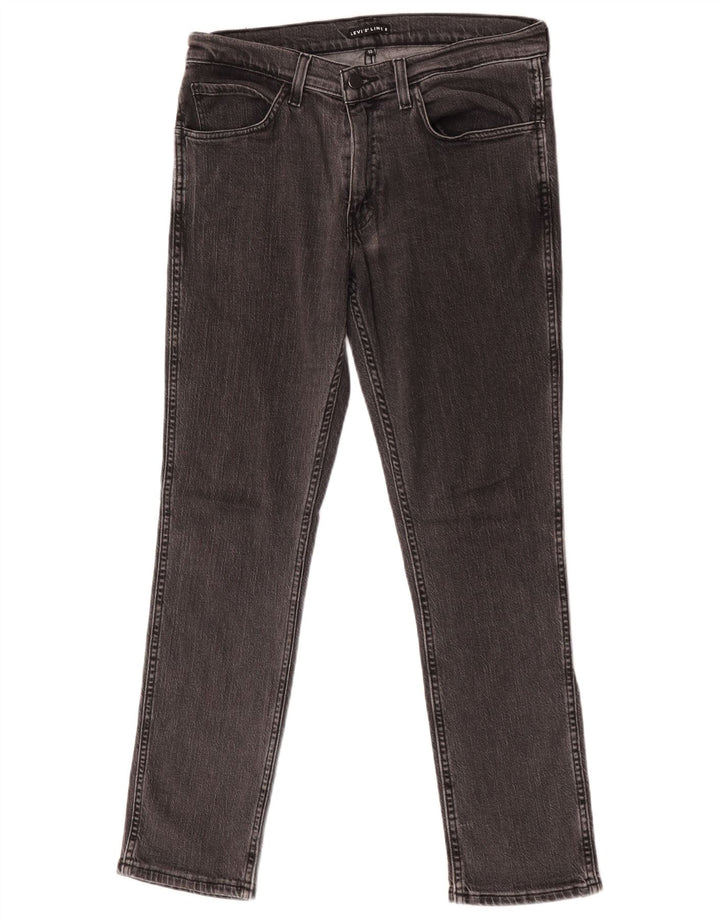 Levi's Mens Line 8 Slim Jeans W32 L30 Γκρι βαμβακερό