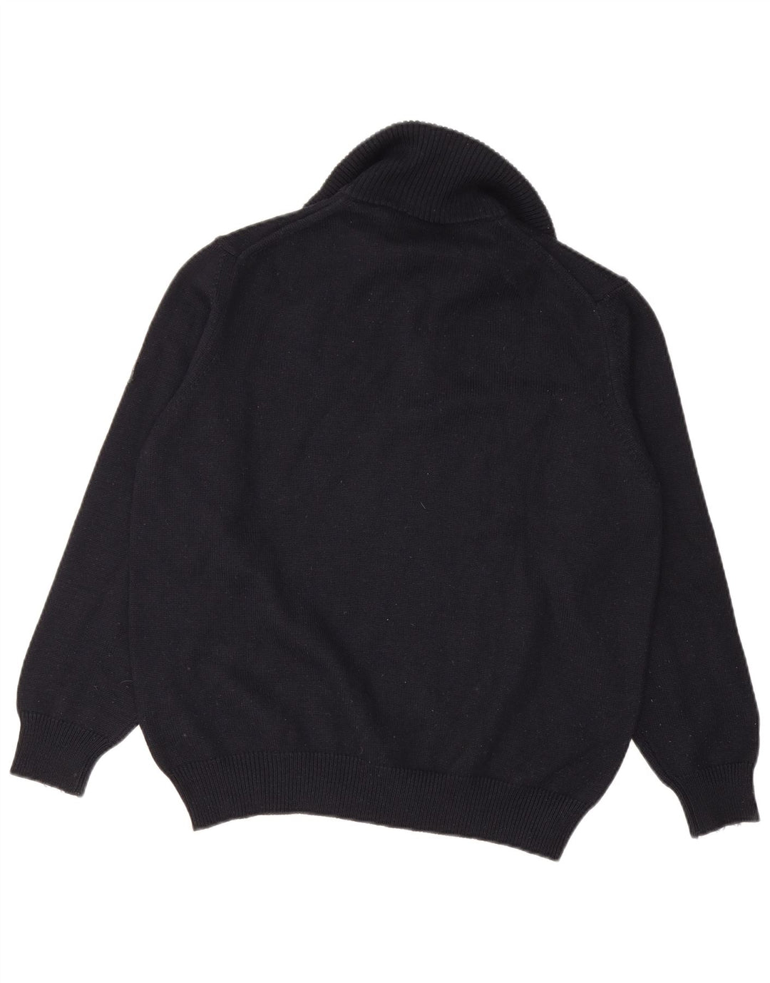 Ανδρικό πουλόβερ με φερμουάρ NAVIGARE Μαλλί μερινό μεσαίο μπλε ναυτικό