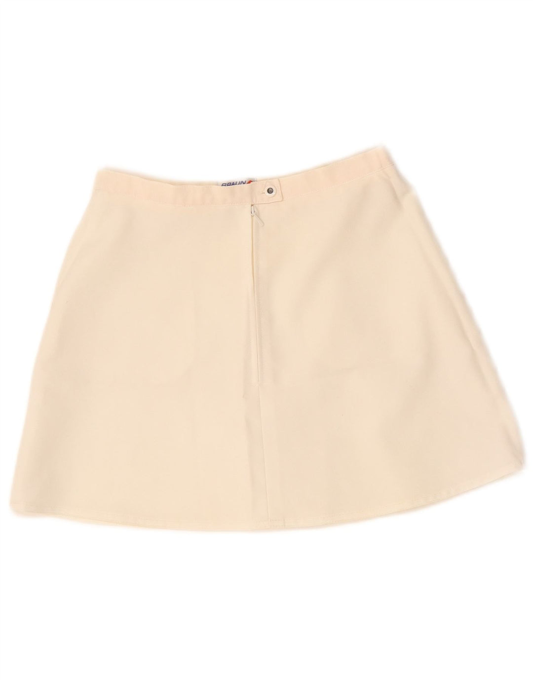 Vintage Γυναικεία Μίνι Ψηλόμεση Φούστα IT 46 Μεγάλη W26 Λευκή