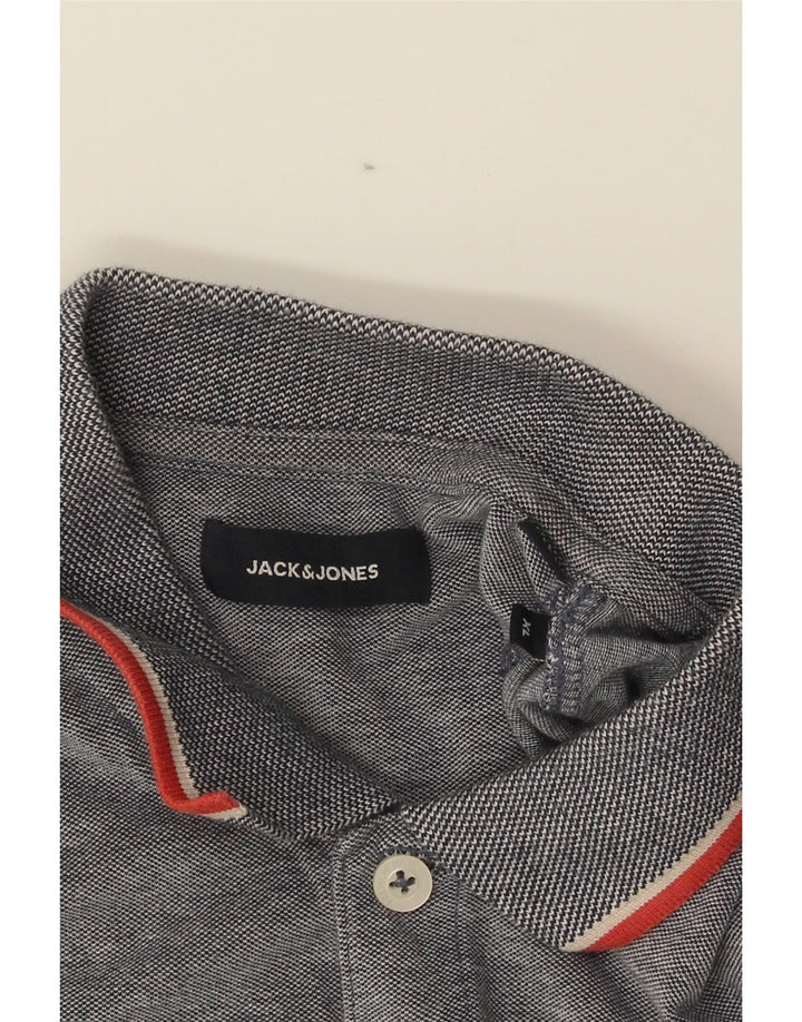 Jack & Jones Ανδρικό Πόλο Μπλουζάκι XL Γκρι