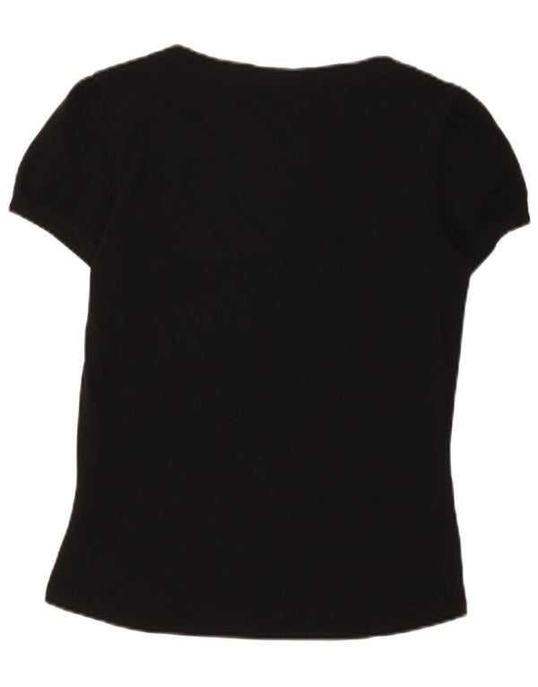 Max & Co. Γυναικείο T-Shirt Top UK 14 Large Μαύρο βαμβακερό