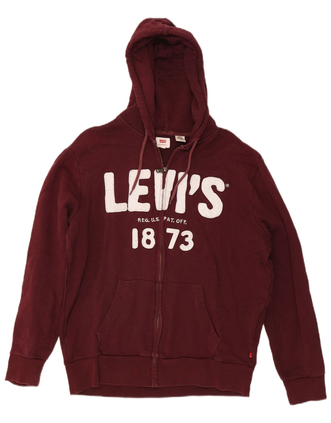 Ανδρικό πουλόβερ με κουκούλα με φερμουάρ LEVI'S μεγάλο βαμβάκι