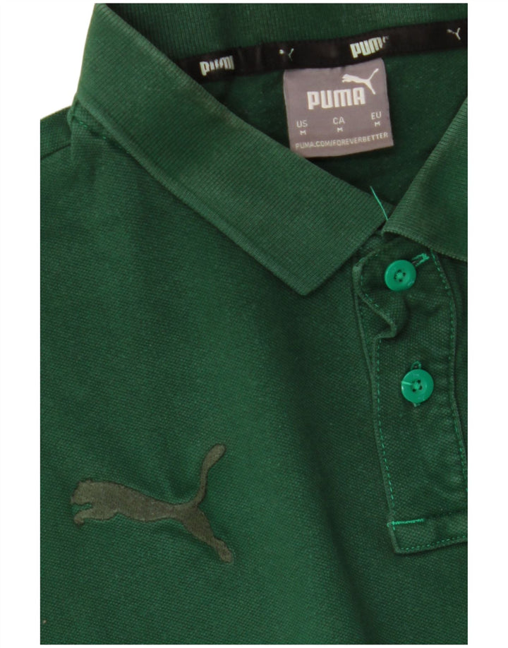 Ανδρικό πουκάμισο πόλο Puma σε μεσαίο πράσινο