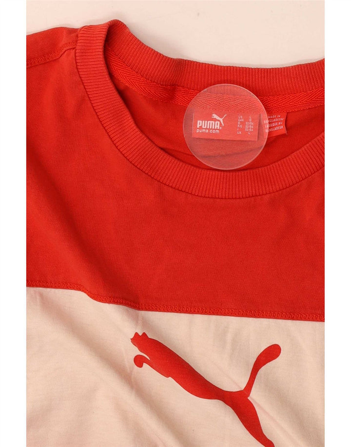 Ανδρικό γραφικό γιλέκο Puma με μεγάλο κόκκινο χρώμα