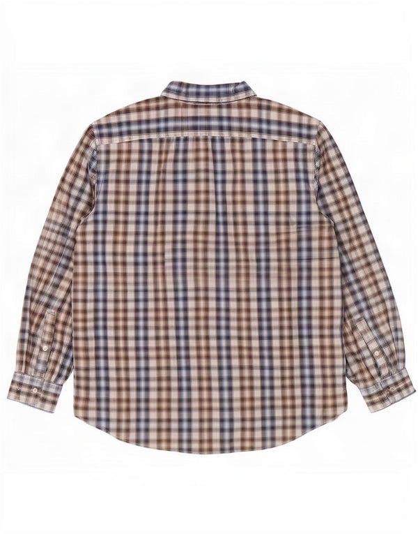 Michael Kors Mens Tailored Fit Shirt 2XL Multicoloured Check Cotton