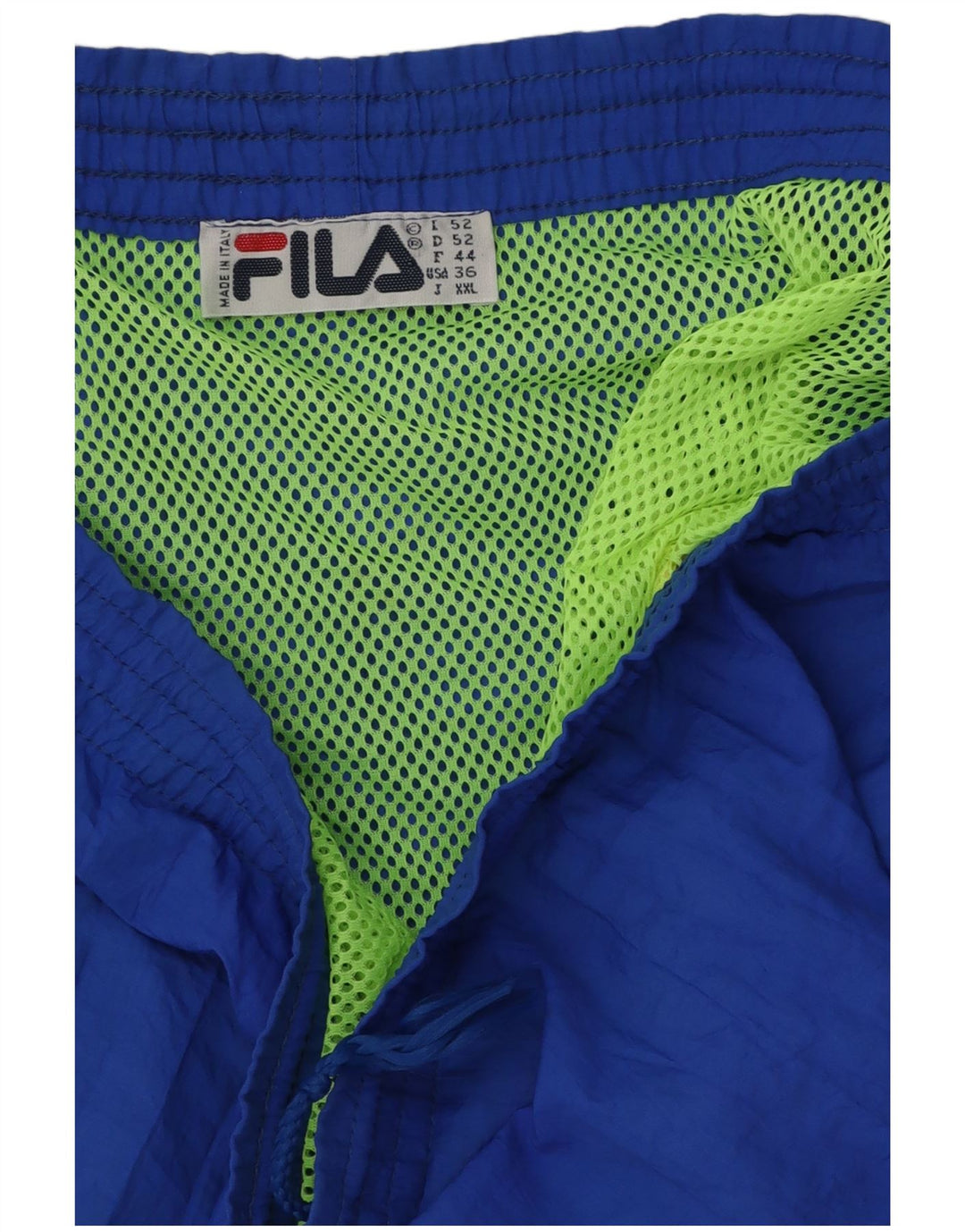 Ανδρικό γραφικό αθλητικό σορτς Fila IT 52 Large Blue