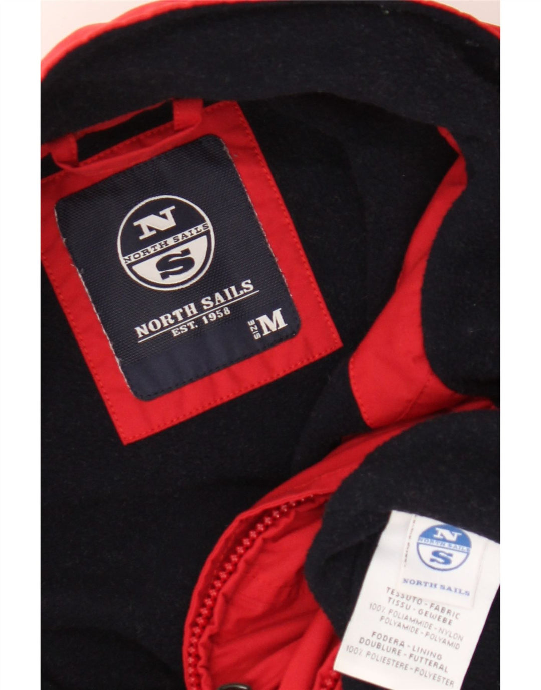 Ανδρικό μπουφάν North Sails Bomber UK 38 Medium Red Polyamide