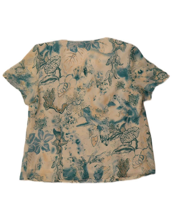 Debenhams Γυναικεία Μπλούζα Τοπ UK 16 Μεγάλος Πολύχρωμος Floral Πολυεστέρας