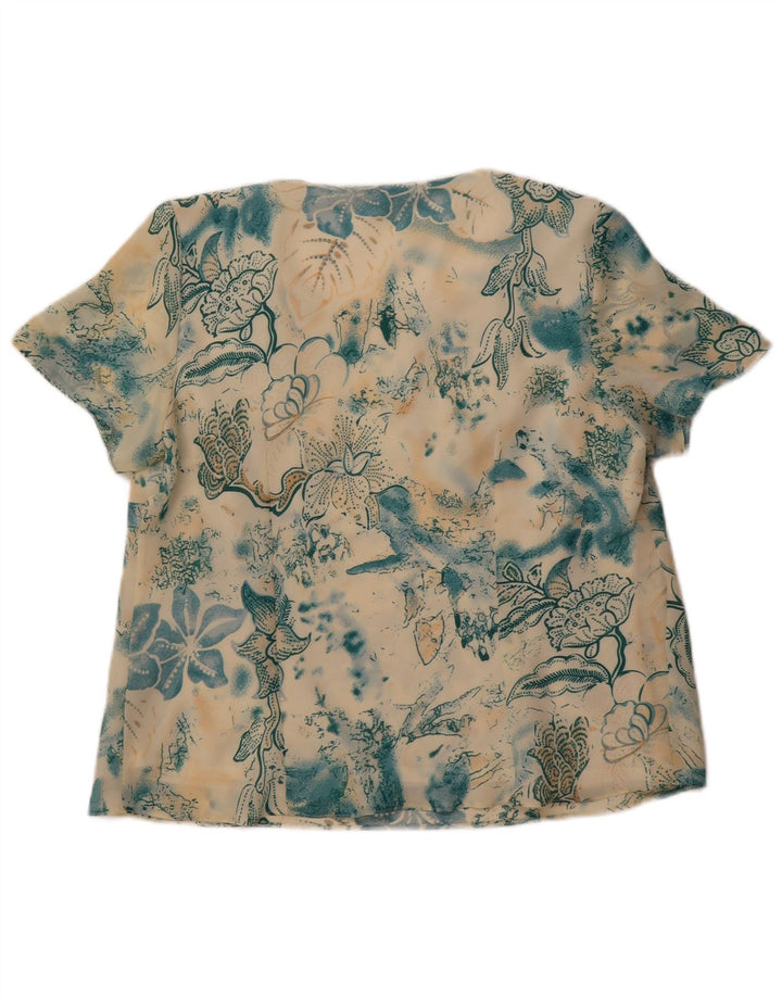 Debenhams Γυναικεία Μπλούζα Τοπ UK 16 Μεγάλος Πολύχρωμος Floral Πολυεστέρας