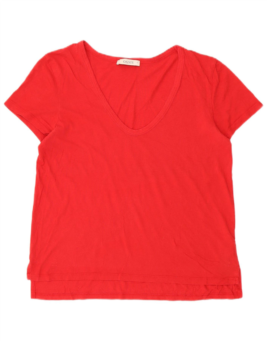 Γυναικείο T-Shirt OASIS Top UK 14 Medium Red