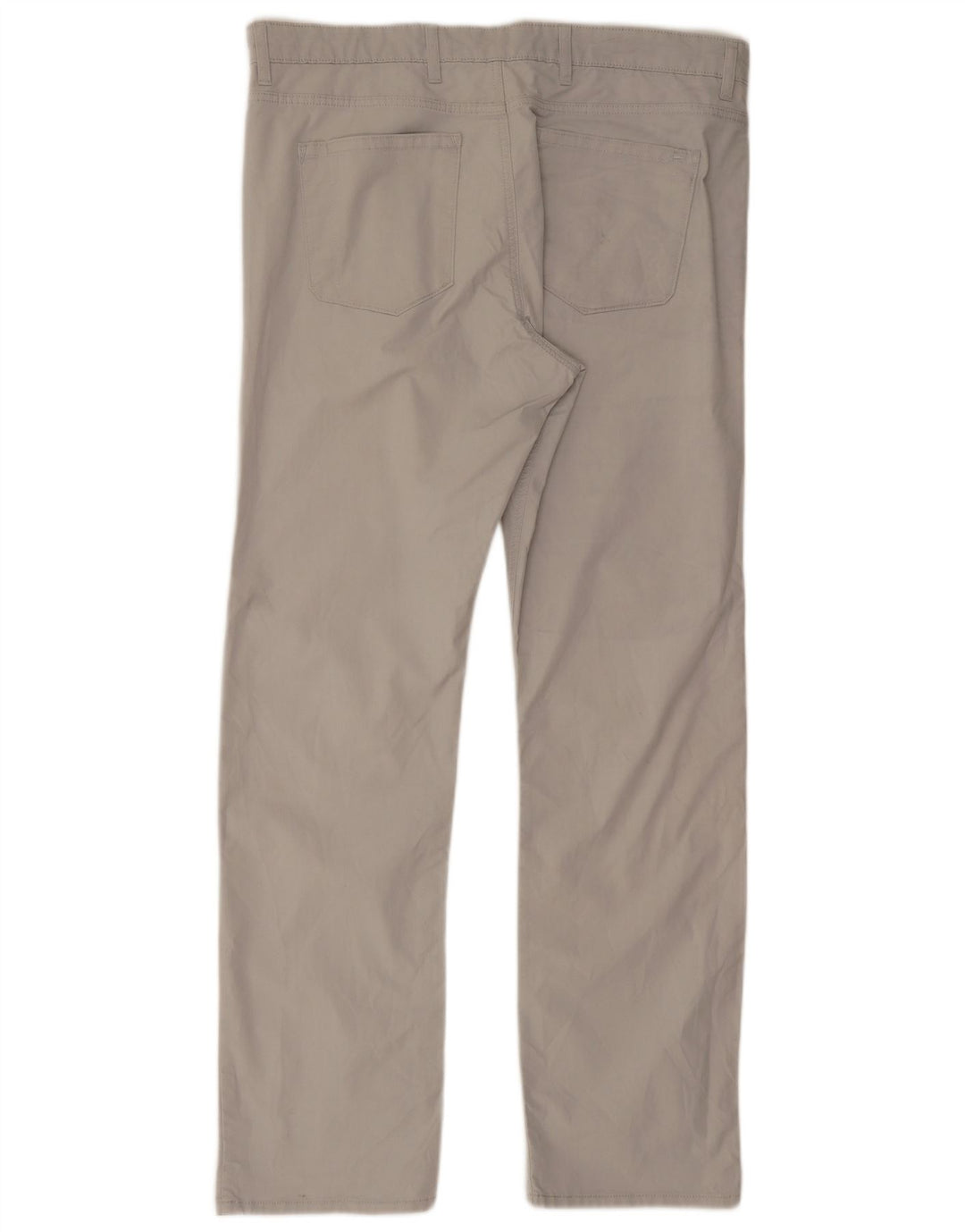 Marks & Spencer Mens Blue Harbour Straight Casual Παντελόνι W38 L33 Γκρι