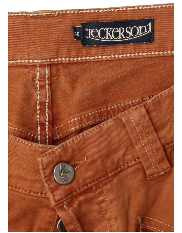 JECKERSON Ανδρικό ίσιο casual παντελόνι W40 L35 Καφέ βαμβακερό