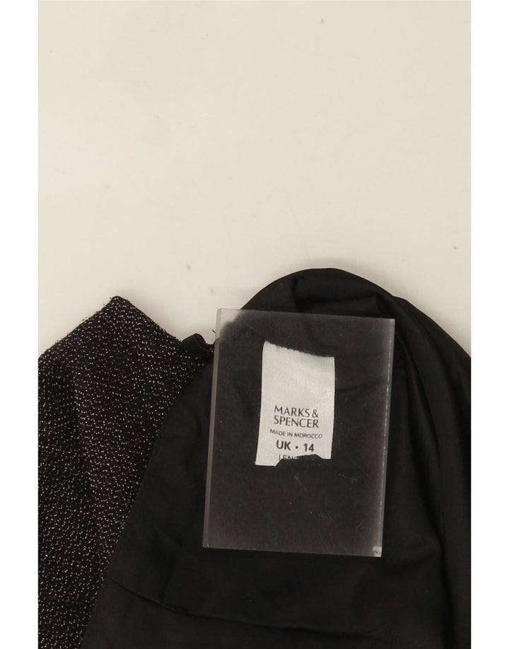 Marks & Spencer Γυναικεία Midi ίσια φούστα UK 14 Μεγάλη W32 Γκρι