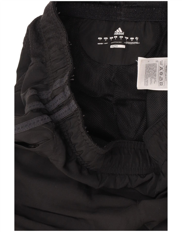 Ανδρικό παντελόνι αθλητικής φόρμας Adidas Climacool Μικρό μαύρο πολύχρωμο πολυεστέρα