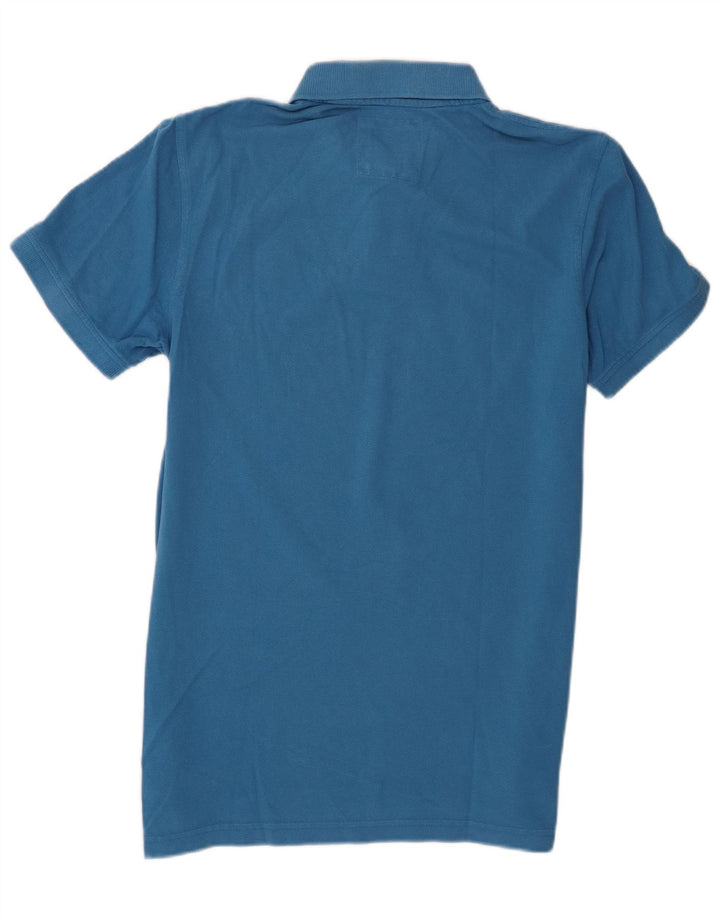 Ανδρικό Πόλο Μπλουζάκι Crew Clothing, μεσαίο μπλε βαμβακερό