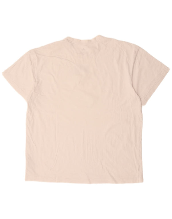 Ανδρικό T-Shirt Adidas Top μεγάλο λευκό βαμβακερό