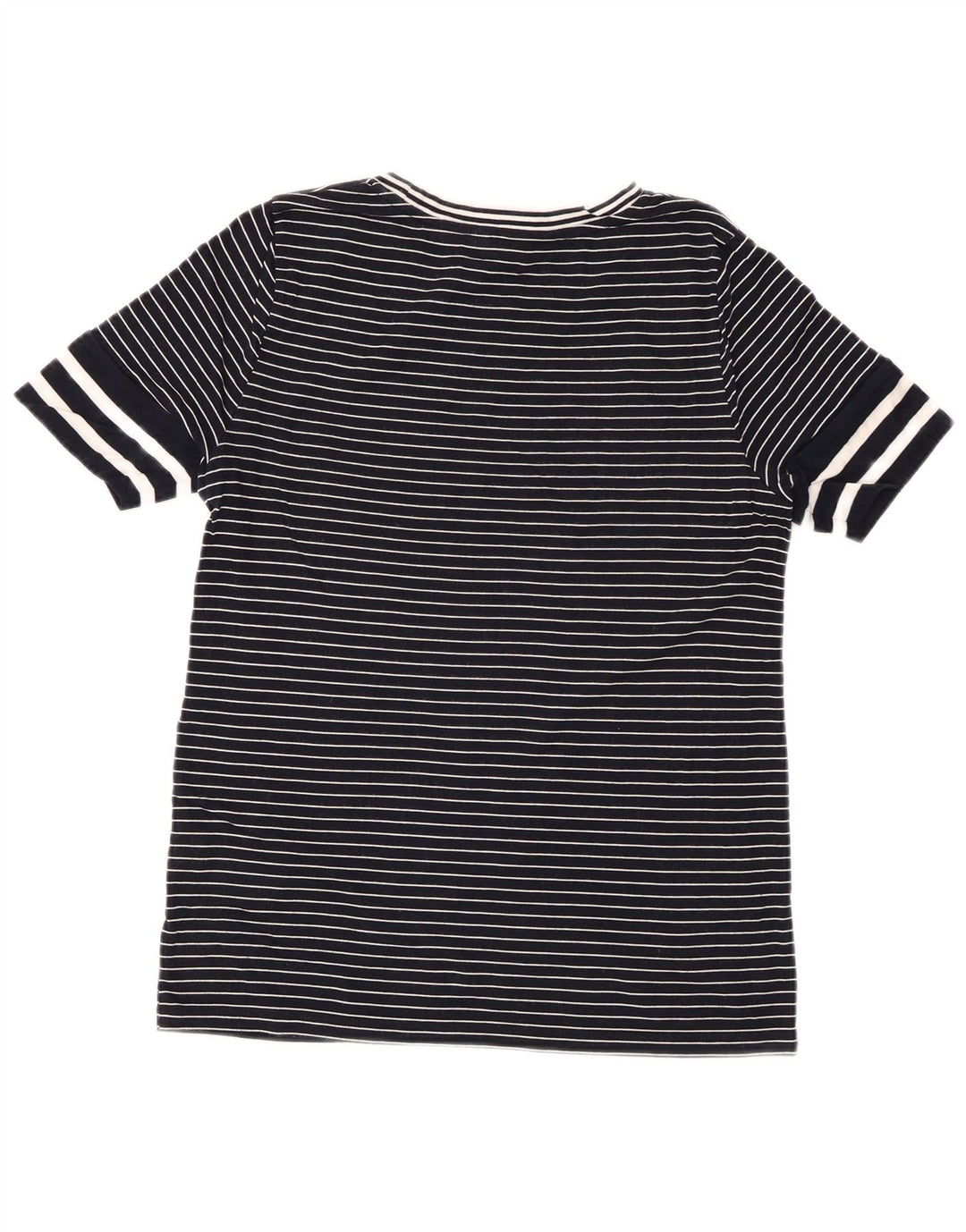 TOMMY HILFIGER Γυναικείο T-Shirt Top 10 Small Navy Blue ριγέ Lyocell