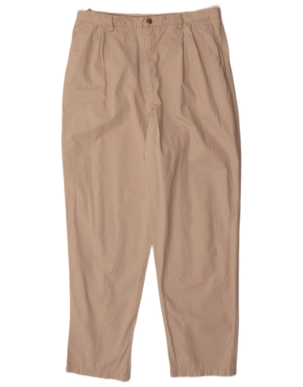 Eddie Bauer Γυναικείο παντελόνι Chino US 18 2XL W34 L30 Beige