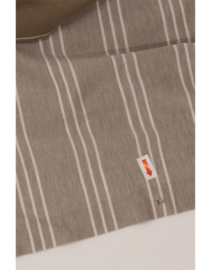 Ανδρικό μπλουζάκι πόλο NIKE UK 39/41 Μεσαίο μπεζ ριγέ