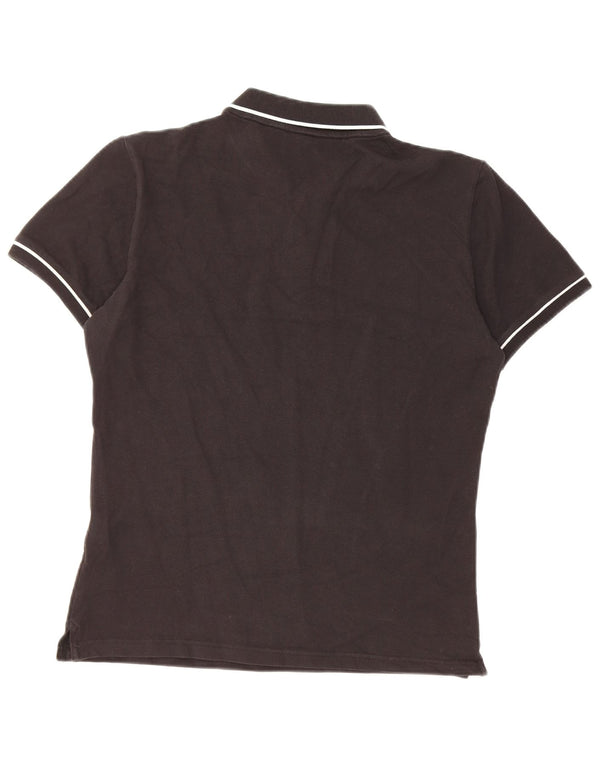 Calvin Klein Jeans Ανδρικό πουκάμισο Polo Slim Fit μεγάλο μαύρο ριγέ βαμβακερό