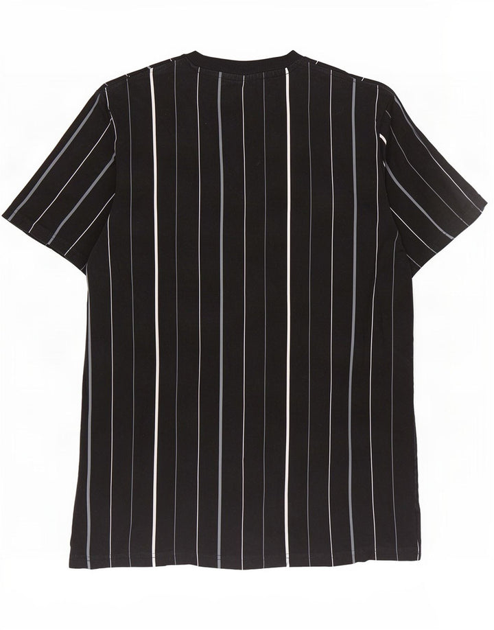 Fila Ανδρικό T-Shirt Top Μικρό μαύρο ριγέ βαμβακερό