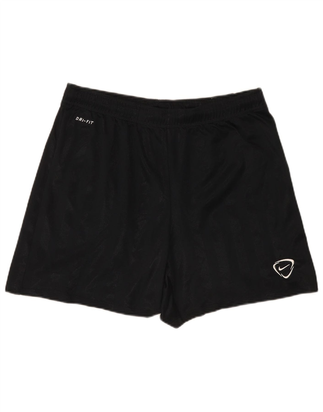 Ανδρικό αθλητικό σορτς Nike Dri Fit, μεσαίο μαύρο ριγέ πολυεστέρα
