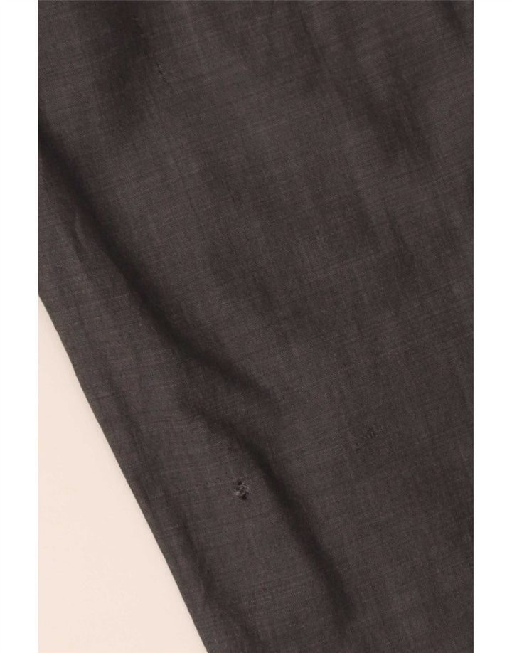 Marks & Spencer Ανδρικό αυτόγραφο ίσιο παντελόνι W34 L29 Γκρι μαλλί