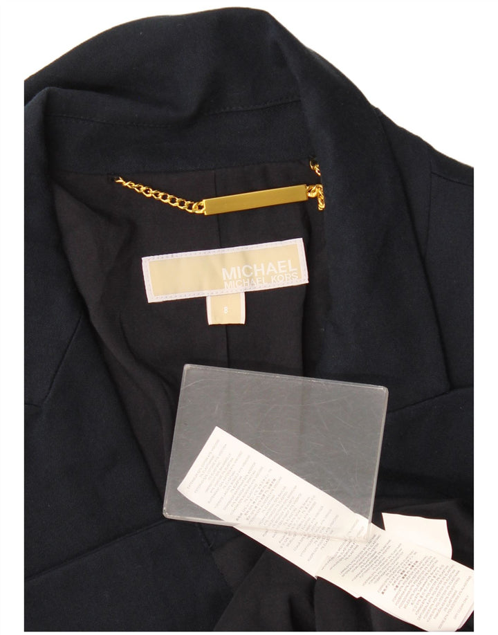 MICHAEL KORS Γυναικείο Μπλέιζερ Διπλό Μπουφάν US 8 Medium Navy Blue