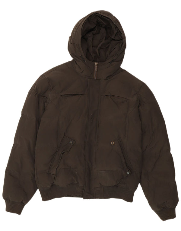Ανδρικό μπουφάν με κουκούλα Bomboogie UK 42 XL Γκρι πολυεστέρας