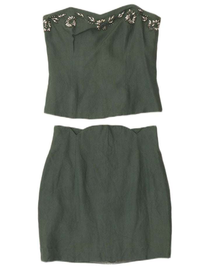 Angelo Santagostino Γυναικεία Φούστα 2 τεμαχίων IT 44 Medium W26 Green Designe