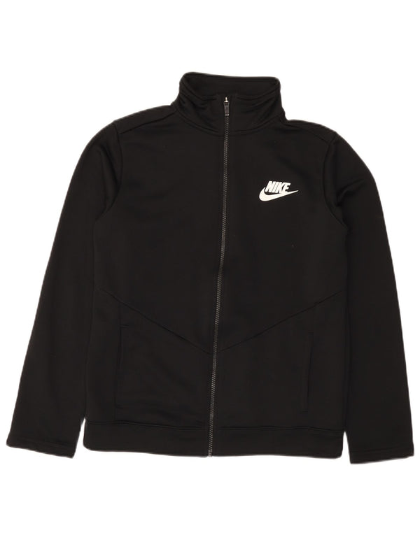 Μπουφάν Nike Boys αθλητική φόρμα 13-14 ετών XL μαύρο πολυεστέρα