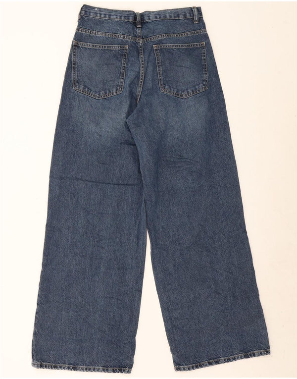 Zara Γυναικείο Wide Leg Jeans EU 38 Small W28 L31 Blue