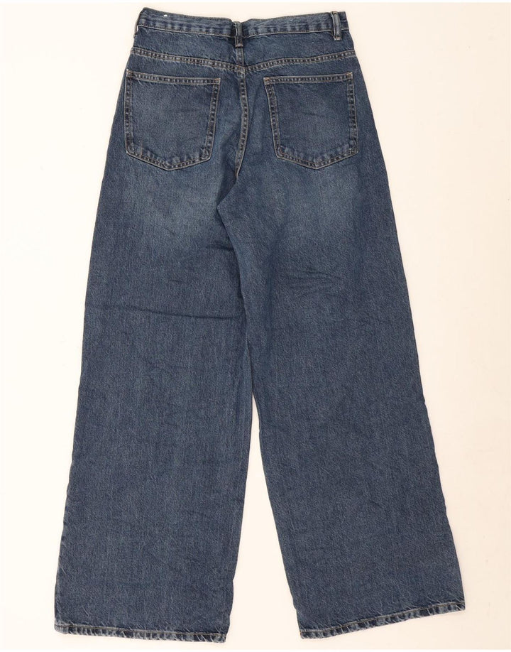 Zara Γυναικείο Wide Leg Jeans EU 38 Small W28 L31 Blue