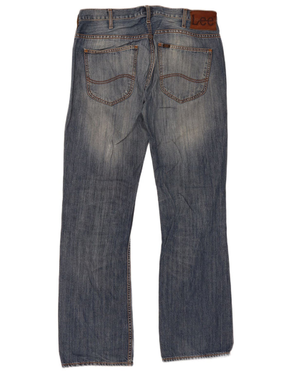 Lee Mens Knox Relaxed Fit Straight Jeans W36 L34 Μπλε βαμβακερό