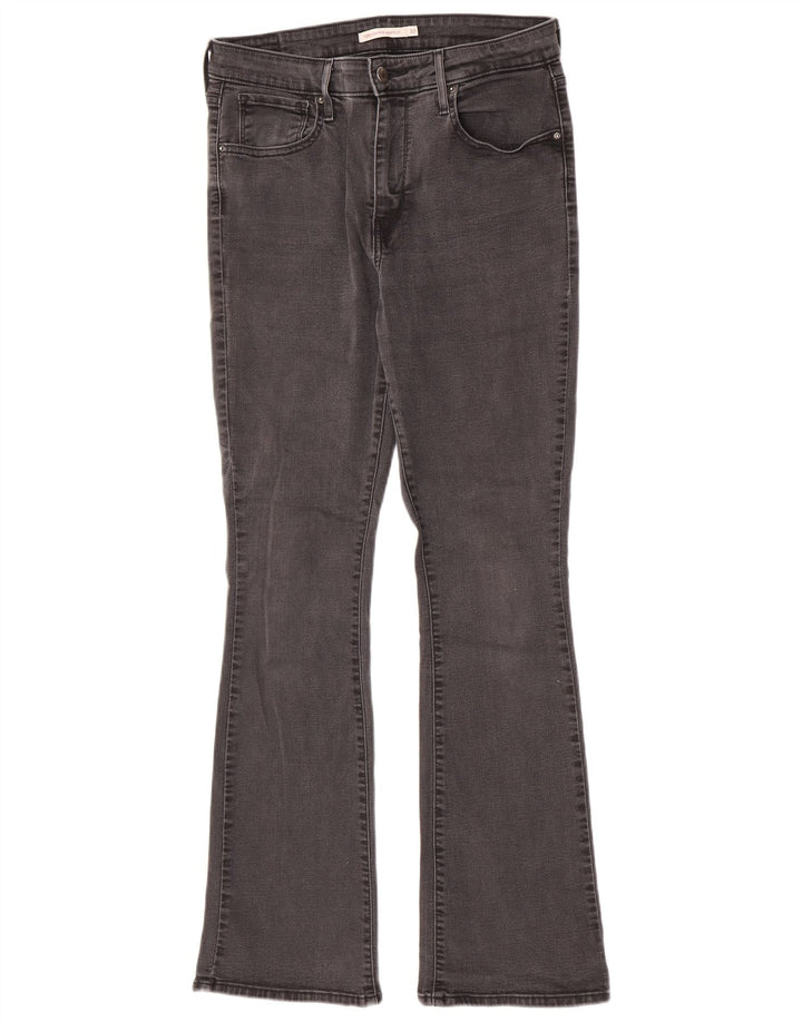 Γυναικείο Levi's 725 ψηλό τζιν μποτάκι W32 L32 γκρι βαμβακερό